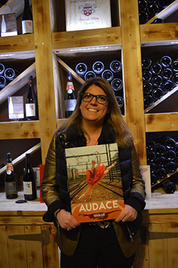 Soirée EPIBOSS "Les Epicuriennes" - Restaurant Fabrice Moya (04/06//15) : nougat glacé et sa plombière