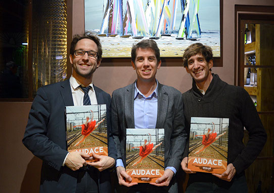 Soirée EPIBOSS "Les Epicuriennes" - Restaurant Fabrice Moya (04/06//15) : nougat glacé et sa plombière