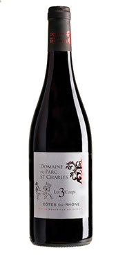 Les vins : Les Trois Coups Rouges - Le Domaine du Parc Saint-Charles