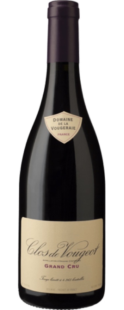 Clos de Vougeot Grand Cru, Domaine de la Vougeraie, Bourgogne, vin rouge (pinot noir), caviste à Lyon 8